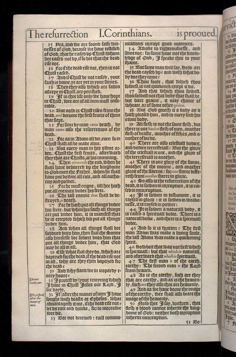 1 Corinthians Chapter 15 Original 1611 Bible Scan