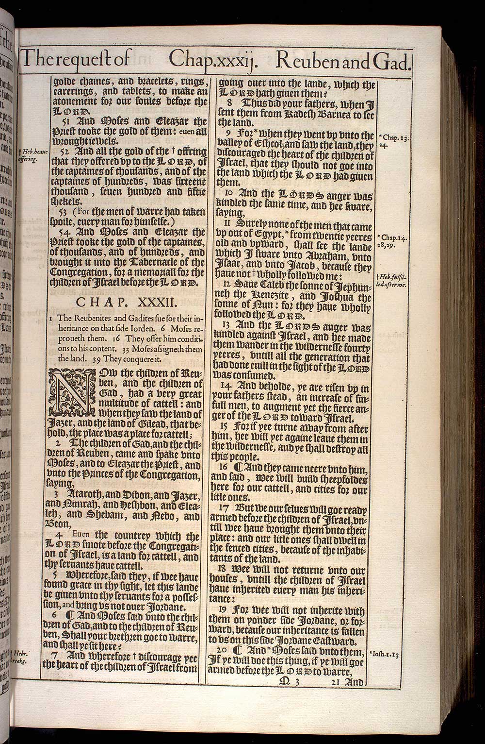 THE FOURTH BOOKE OF MOSES, CALLED NUMBERS. (ORIGINAL 1611 KJV)