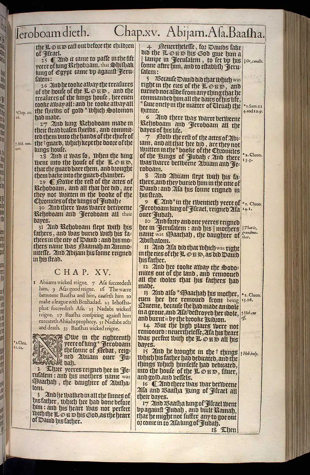 1 Kings Chapter 14 Original 1611 KJV Bible Scan