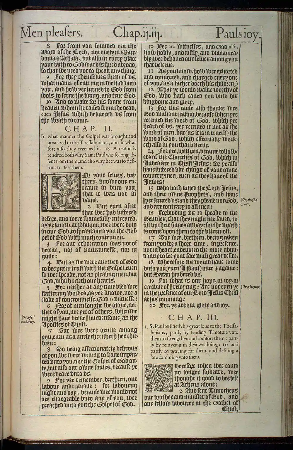 1 Thessalonians Chapter 1 Original 1611 KJV Bible Scan