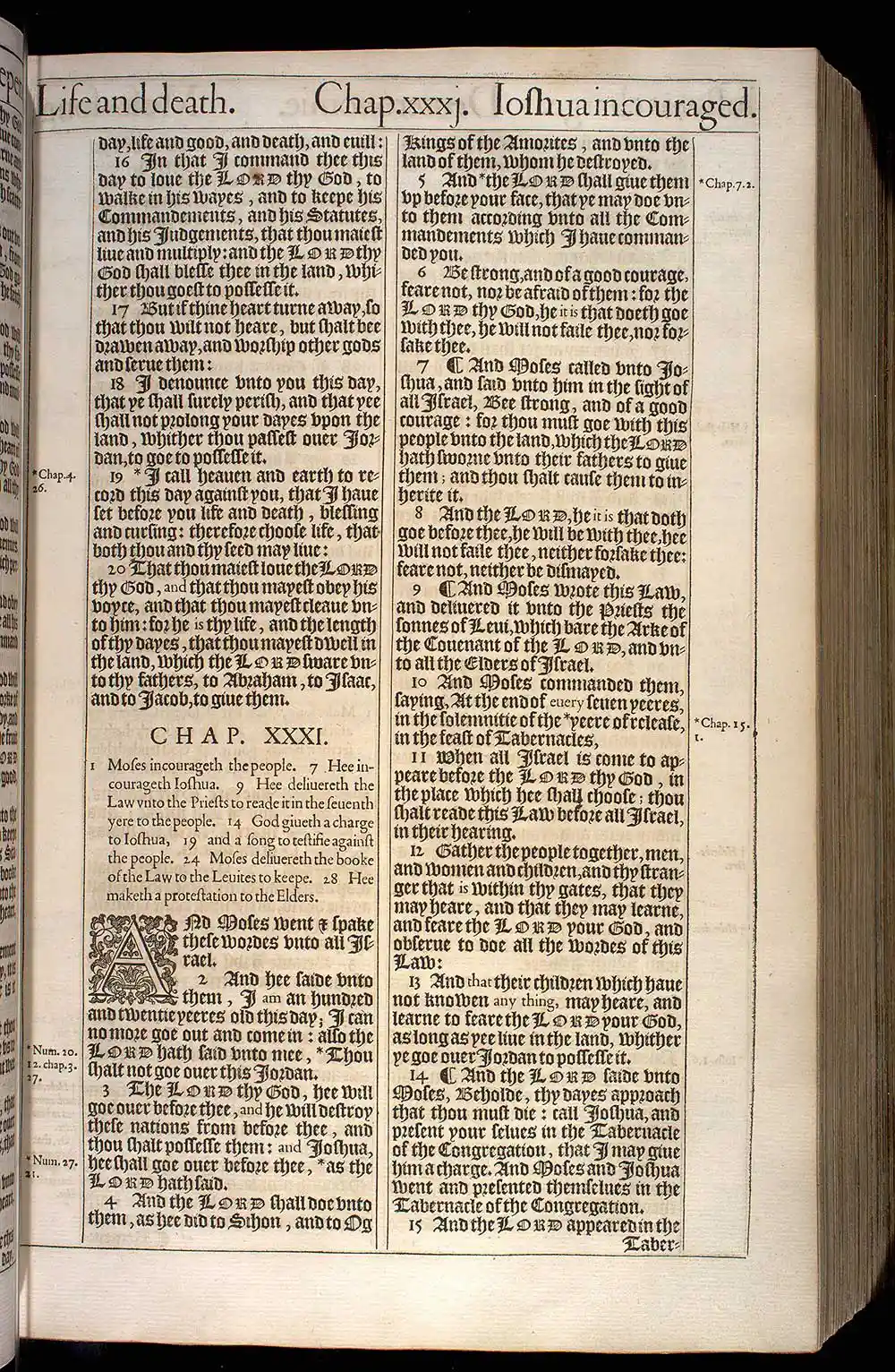 Deuteronomy Chapter 30 Original 1611 KJV Bible Scan